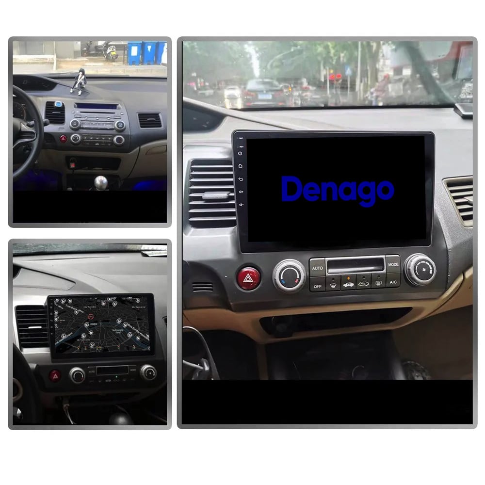 Honda Civic autoradio navigatie | Android 10.1 | 2007 t/m 2011 | CarPlay & Android Auto