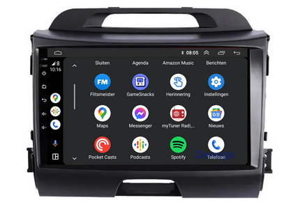 Kia Sportage Autoradio | 2010 t/m 2015 | Android 13 & CarPlay