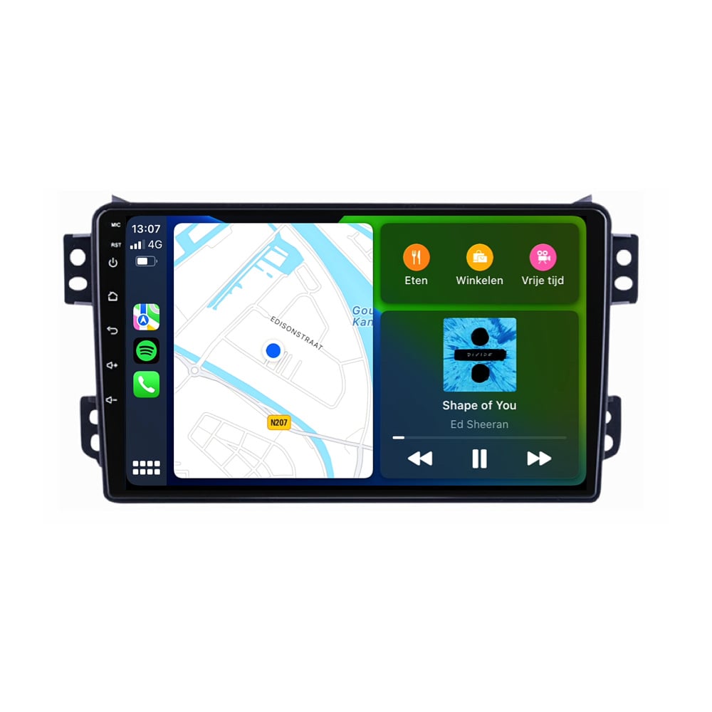 Opel Agila | Android 13 | Autoradio | 2008 t/m 2015 | Carplay & Android Auto