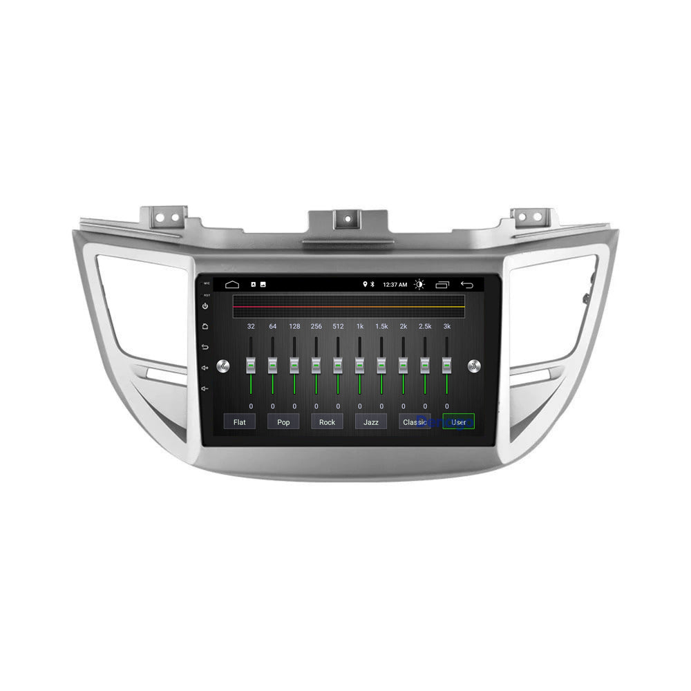 Radio para coche Hyundai Tucson CarPlay | 2009 a 2017 | Denago DNG-A115 | 9 pulgadas | Androide 13 | CarPlay inalámbrico y Android Auto | Marco plateado