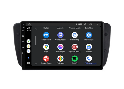 Seat Ibiza Autoradio | 2008 t/m 2014 | Android 13 & CarPlay