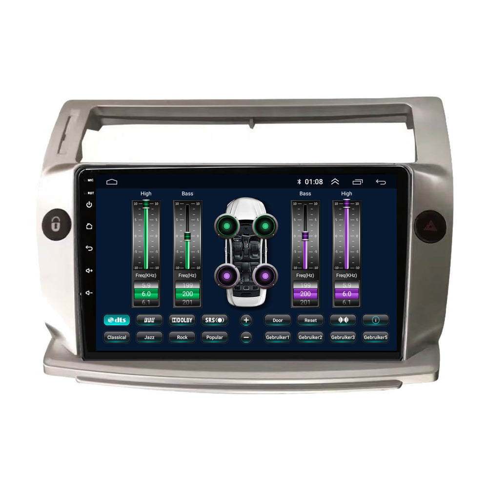 Citroën C4 | Androide 13 | Radio de coche | 2004 a 2010 | Carplay y Android Auto