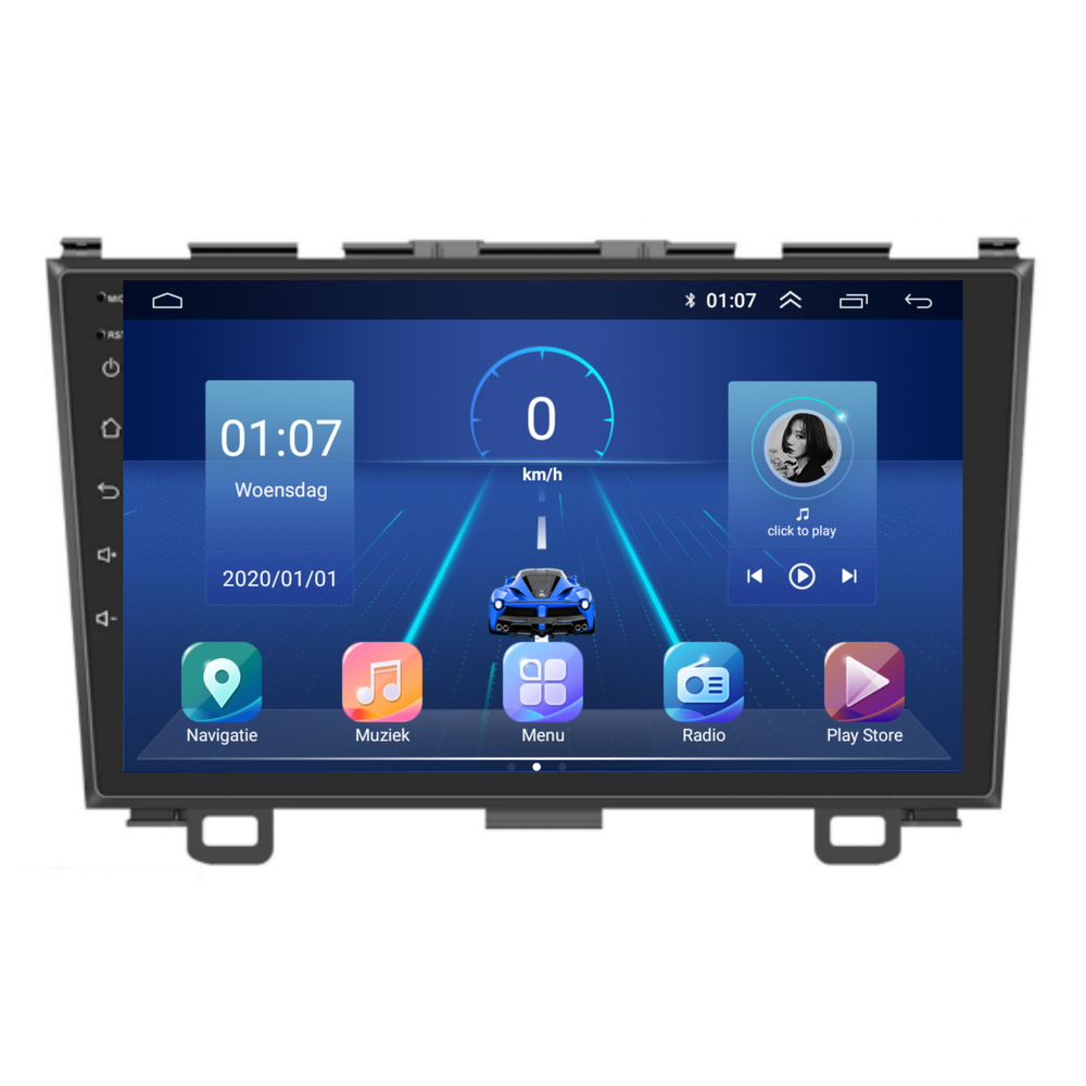 Honda CR-V | Android 13 | Autoradio | 2007 t/m 2012 | CarPlay & Android Auto