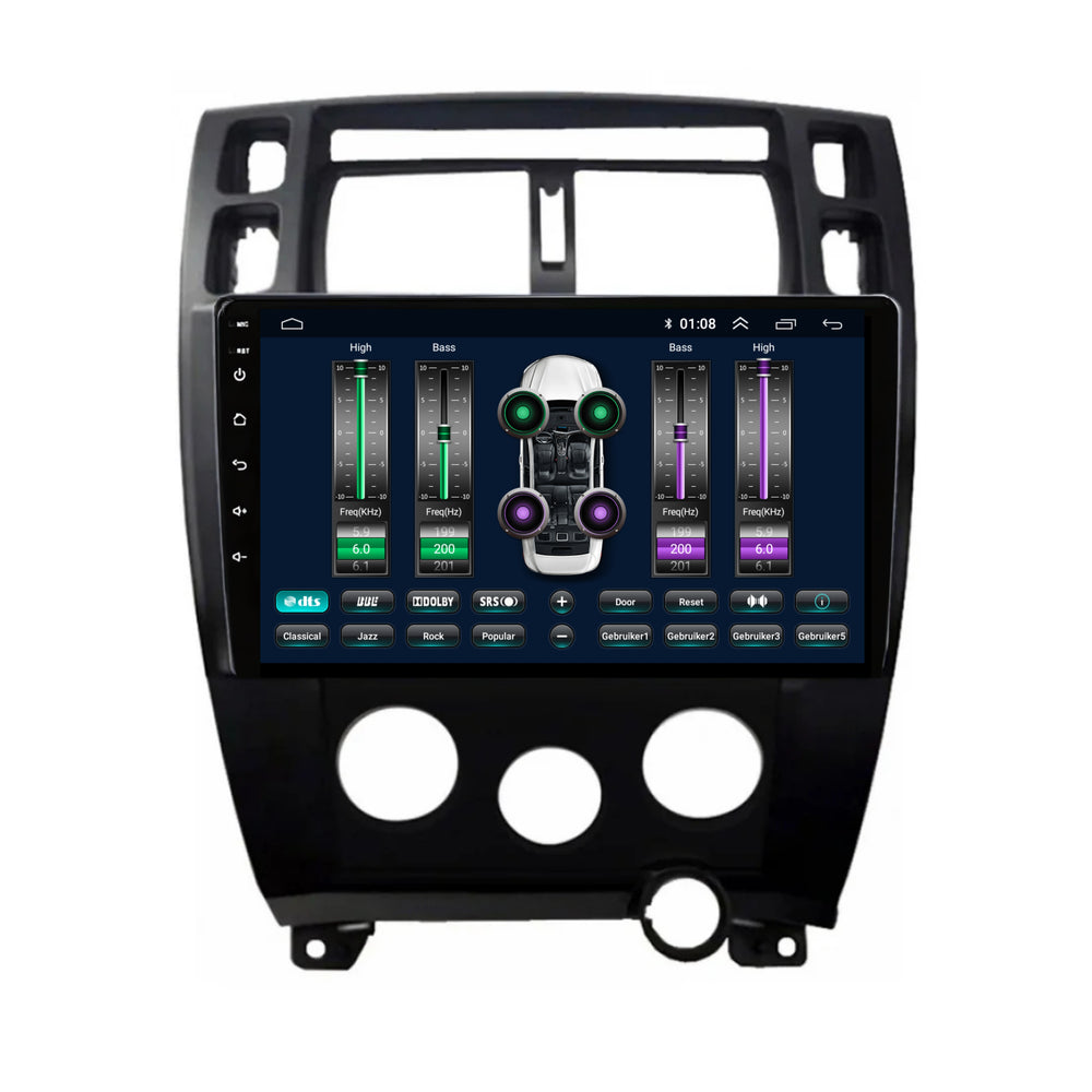 Hyundai Tucson | Android 13 | Car radio | 2004 to 2010 | Carplay & Android Auto | Black