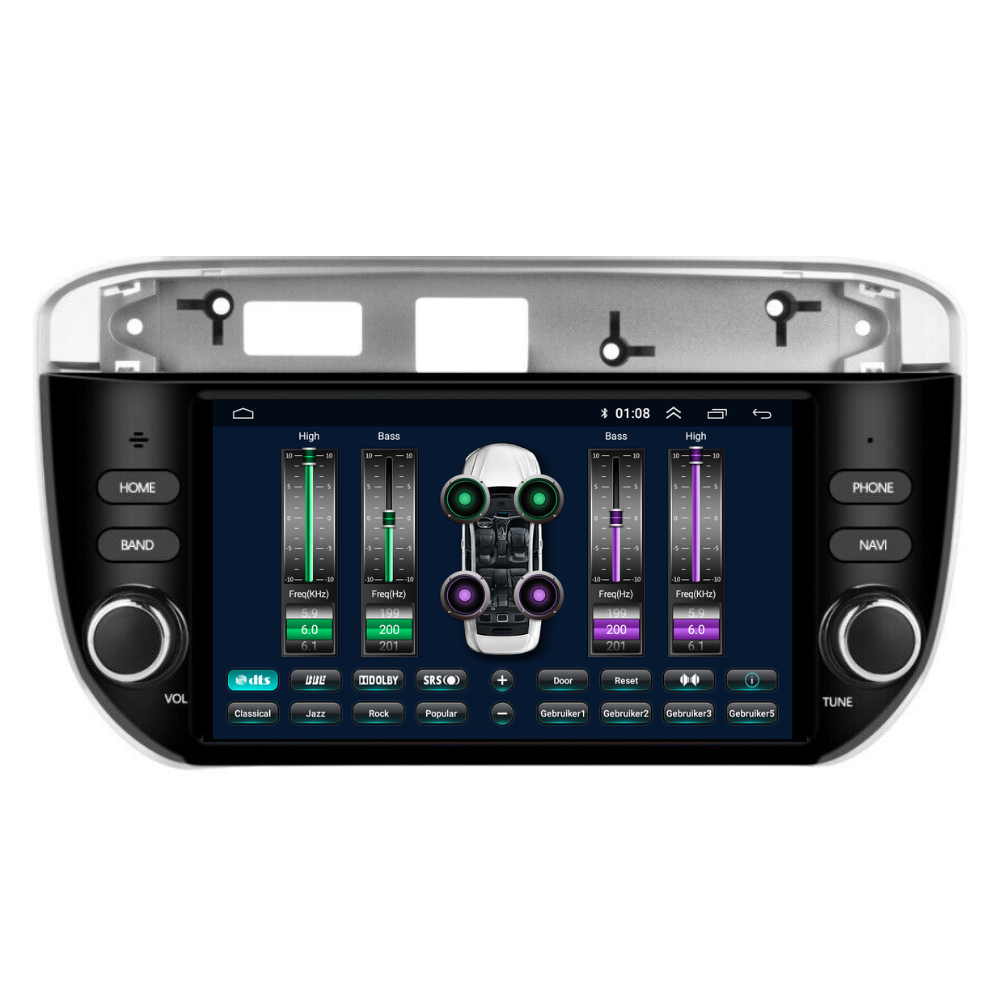 Fiat Punto/Linea  | Android 13 | Autoradio | 2010 t/m 2016 | CarPlay & Android Auto