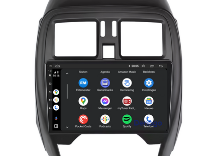 Nissan Micra Autoradio | 2013 t/m 2017 | Android 13 & CarPlay
