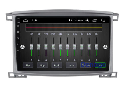 Toyota Land Cruiser 100 CarPlay autoradio | 2005 t/m 2007 | Denago DNG-A310 | 10 inch | Android 13 | Draadloos CarPlay & Android Auto | Grijs frame