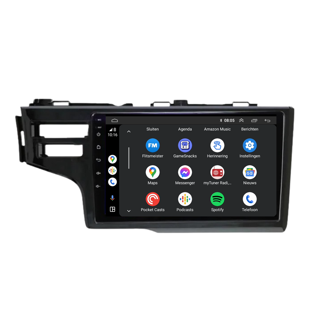 Honda Jazz | Android 13 | Autoradio | 2016 t/m 2019 | Carplay & Android Auto