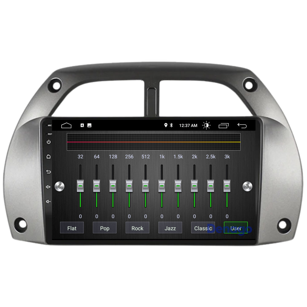 Toyota RAV4 CarPlay car radio | 2001 to 2003 | Denago DNG-A206 | 9 inches | Android 13 | Wireless CarPlay & Android Auto | Gray frame