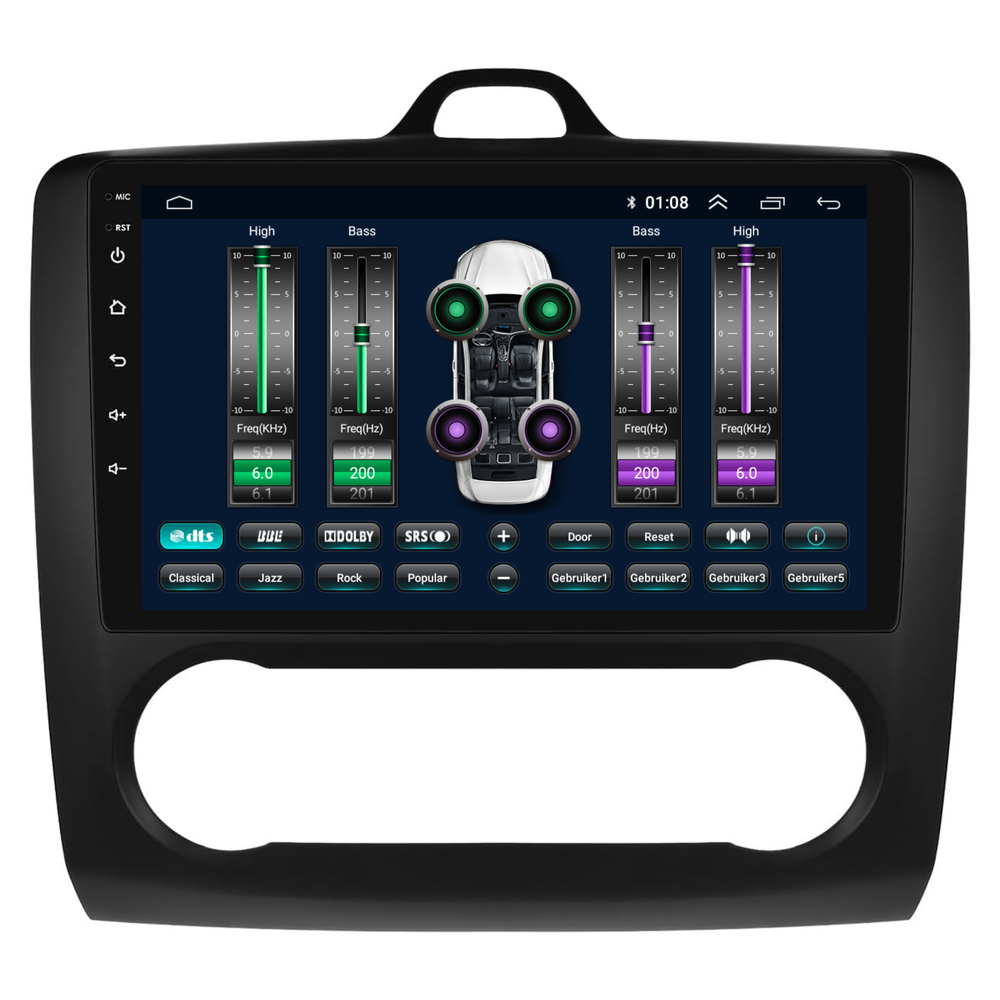 Ford Focus | Android 13 | Autoradio | 2004 t/m 2011 | CarPlay & Android Auto