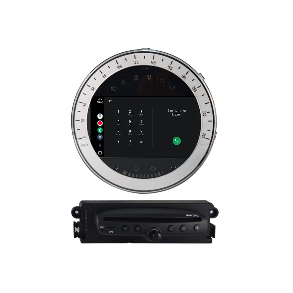 Mini Cooper CarPlay Autoradio | 2006 t/m 2013 | Android Auto