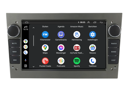 Opel CarPlay | 2000 t/m 2013 | Android Auto | Opel Grijs