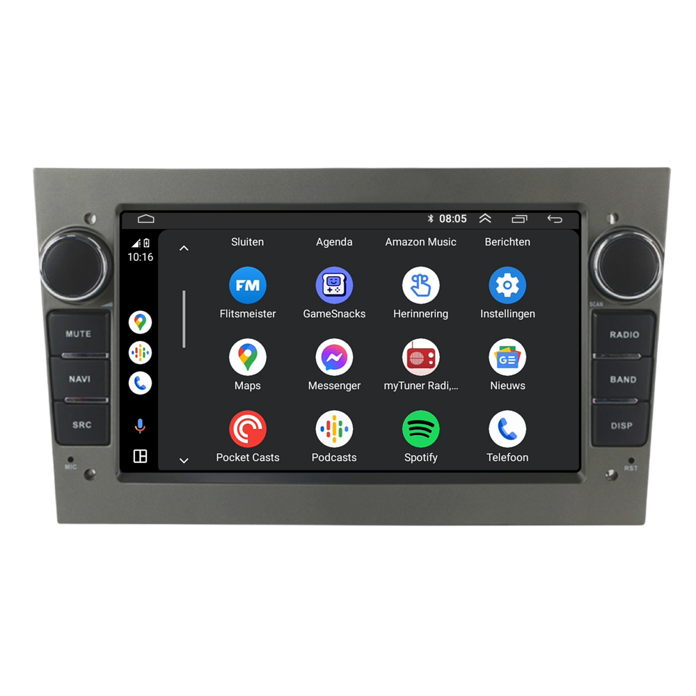 Opel CarPlay | 2000 à 2013 | Android Auto | Gris Opel