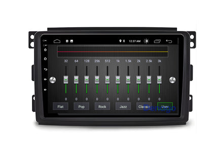 Smart Fortwo CarPlay autoradio | 2009 t/m 2015 | Denago DNG-A270 | 9 inch | Android 13 | Draadloos CarPlay & Android Auto