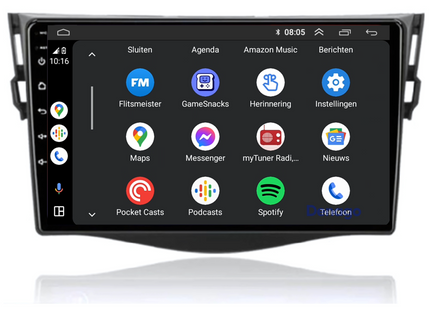 Toyota RAV4 Autoradio | 2006 t/m 2013 | Android 13 & CarPlay