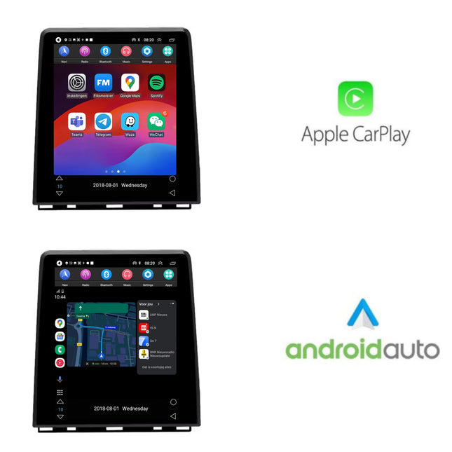 Renault Clio Android Autoradio | 2019 t/m 2025 | CarPlay & Android auto