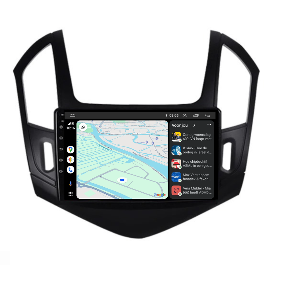 Chevrolet Cruze | Androide 13 | Radio de coche | 2012 a 2014 | CarPlay y Android Auto