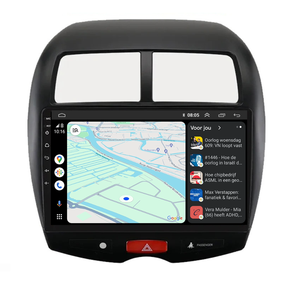 Mitsubishi ASX | Androide 13 | Radio de coche | 2010 a 2015 | Carplay y Android Auto