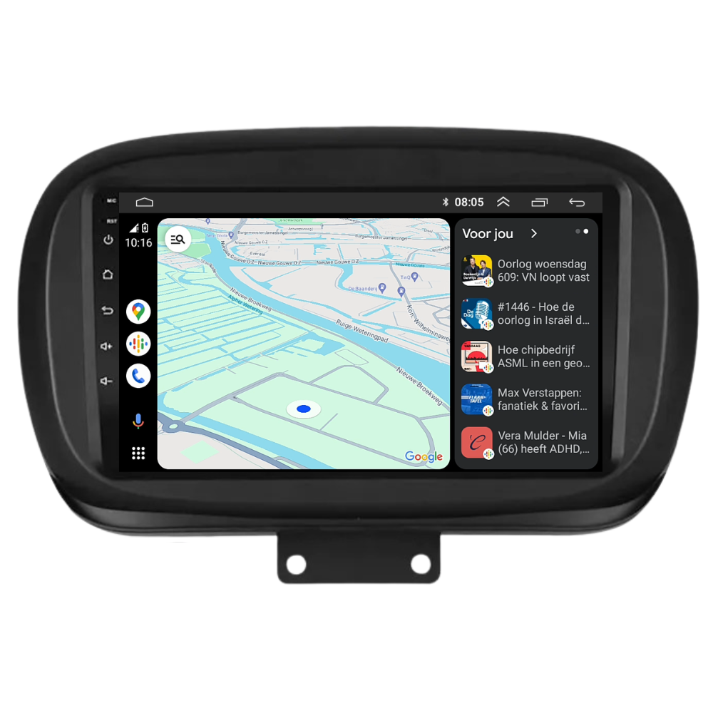 Fiat 500X  | Android 13 | Autoradio | 2015 t/m 2023 | Carplay & Android Auto