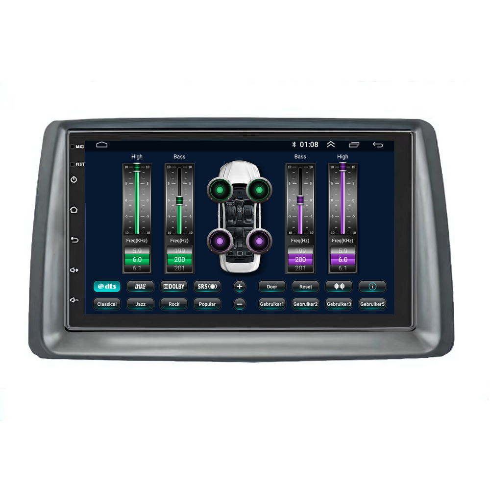 Fiat Panda | Radio de coche | 2003 a 2012 | Androide 13 | Carplay y Android Auto | 7 PULGADAS