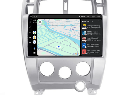 Hyundai Tucson | Android 13 | Autoradio | 2004 t/m 2010 | Carplay & Android Auto