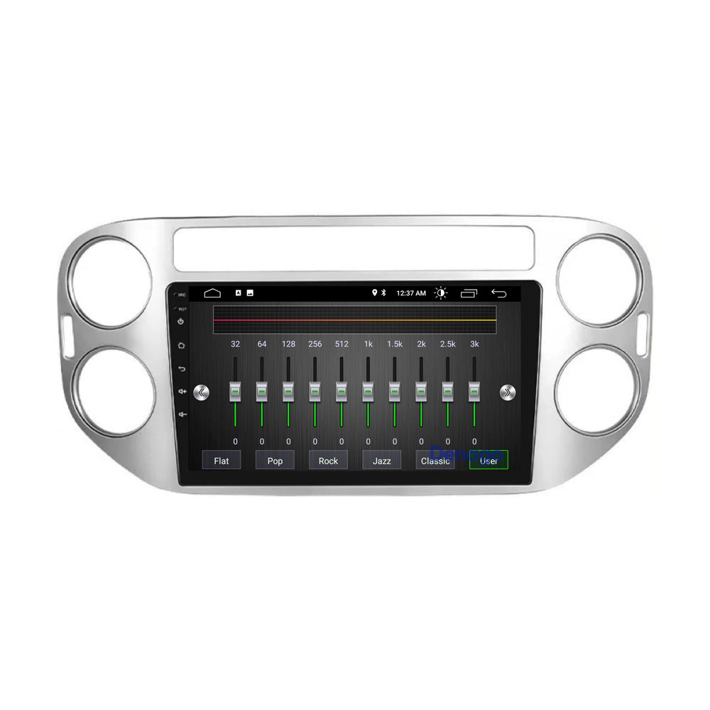 Volkswagen Tiguan CarPlay car radio | 2007 to 2015 | Denago DNG-A120 | 9 inches | Android 13 | Wireless CarPlay & Android Auto | Silver