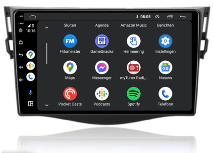 Toyota RAV4 | Android 13  | Autoradio | 2006 t/m 2013 | Carplay & Android Auto