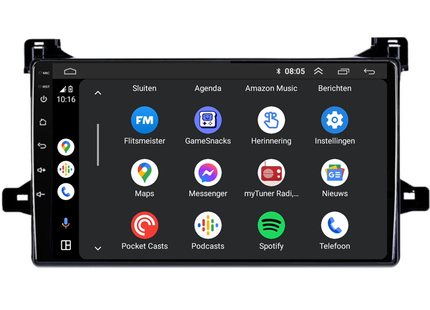 Toyota Prius | Android 13  | Autoradio | 2016 t/m 2018 | Carplay & Android Auto