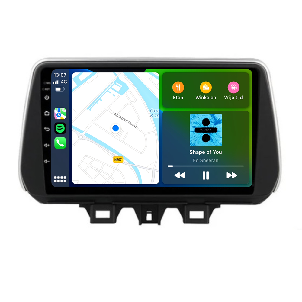 Hyundai Tucson | Androide 13 | Radio de coche | 2018 a 2019 | Carplay y Android Auto