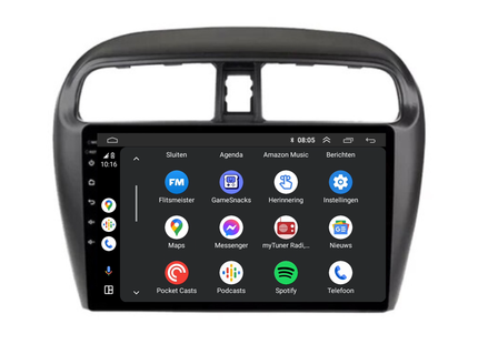 Mitsubishi Space Star | Android 13 | Autoradio | 2013 t/m 2024 | Carplay & Android Auto