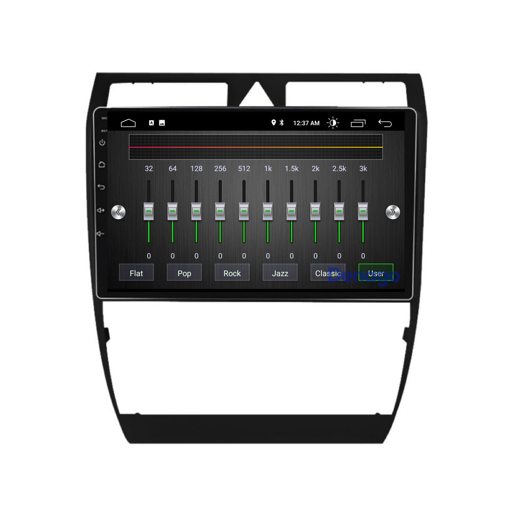 Audi A6 | S6 | RS6 | Allroad | CarPlay autoradio | 1999 t/m 2004 | Denago DNG-A196 | 9 inch | Android 13 | Draadloos CarPlay & Android Auto