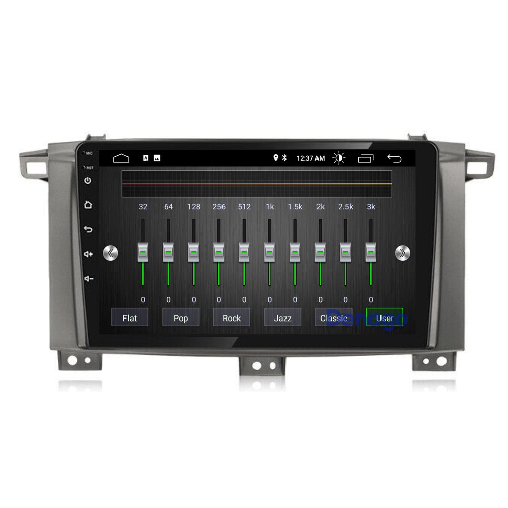 Radio para coche Toyota Land Cruiser LC100 CarPlay | 2005 a 2007 | Denago DNG-A338 | 9 pulgadas | Androide 13 | CarPlay inalámbrico y Android Auto