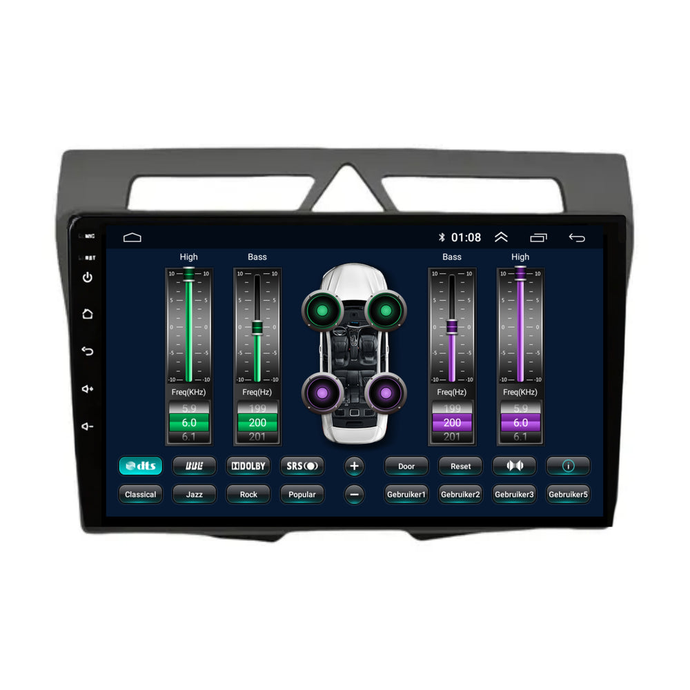 Kia Picanto | Autoradio | 2008 t/m 2010 | Carplay & Android Auto | Zwart