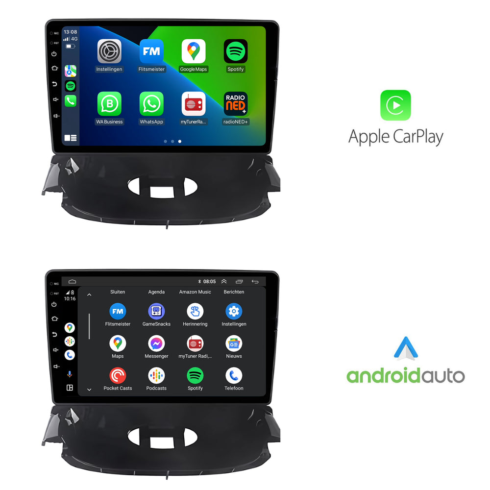 Citroën C2 & Peugeot 206 | Android 13 | Autoradio | 2004 à 2013 | CarPlay & Android Auto