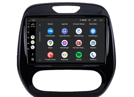 Renault Captur | Android 13 | 2013 t/m 2019 | Carplay & Android Auto