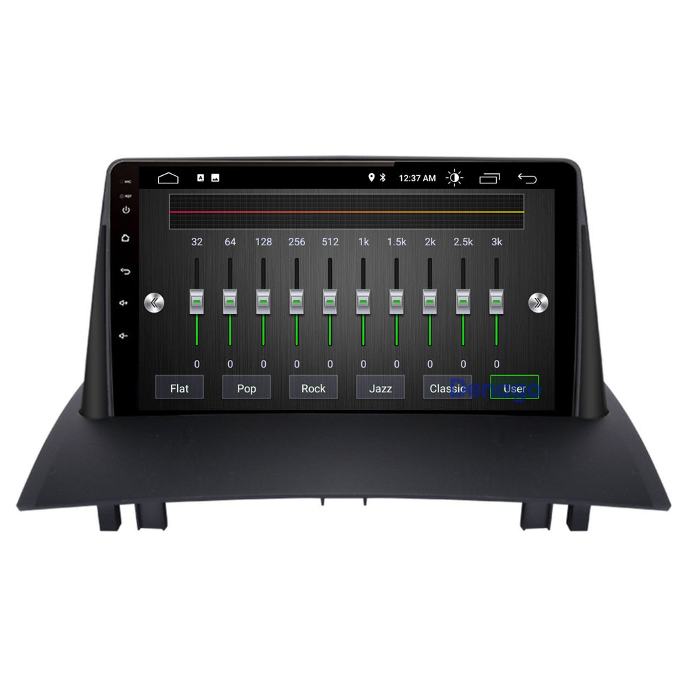 Radio para coche Renault Mégane II CarPlay | 2003 a 2008 | Denago DNG-A175 | 9 pulgadas | Androide 13 | CarPlay inalámbrico y Android Auto