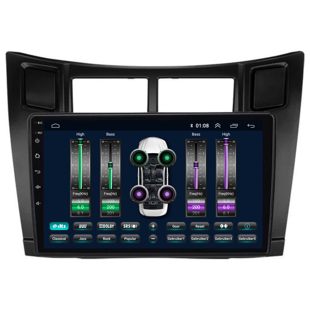 Toyota Yaris | Android 13 | Car radio | 2005 to 2012 | CarPlay & Android Auto