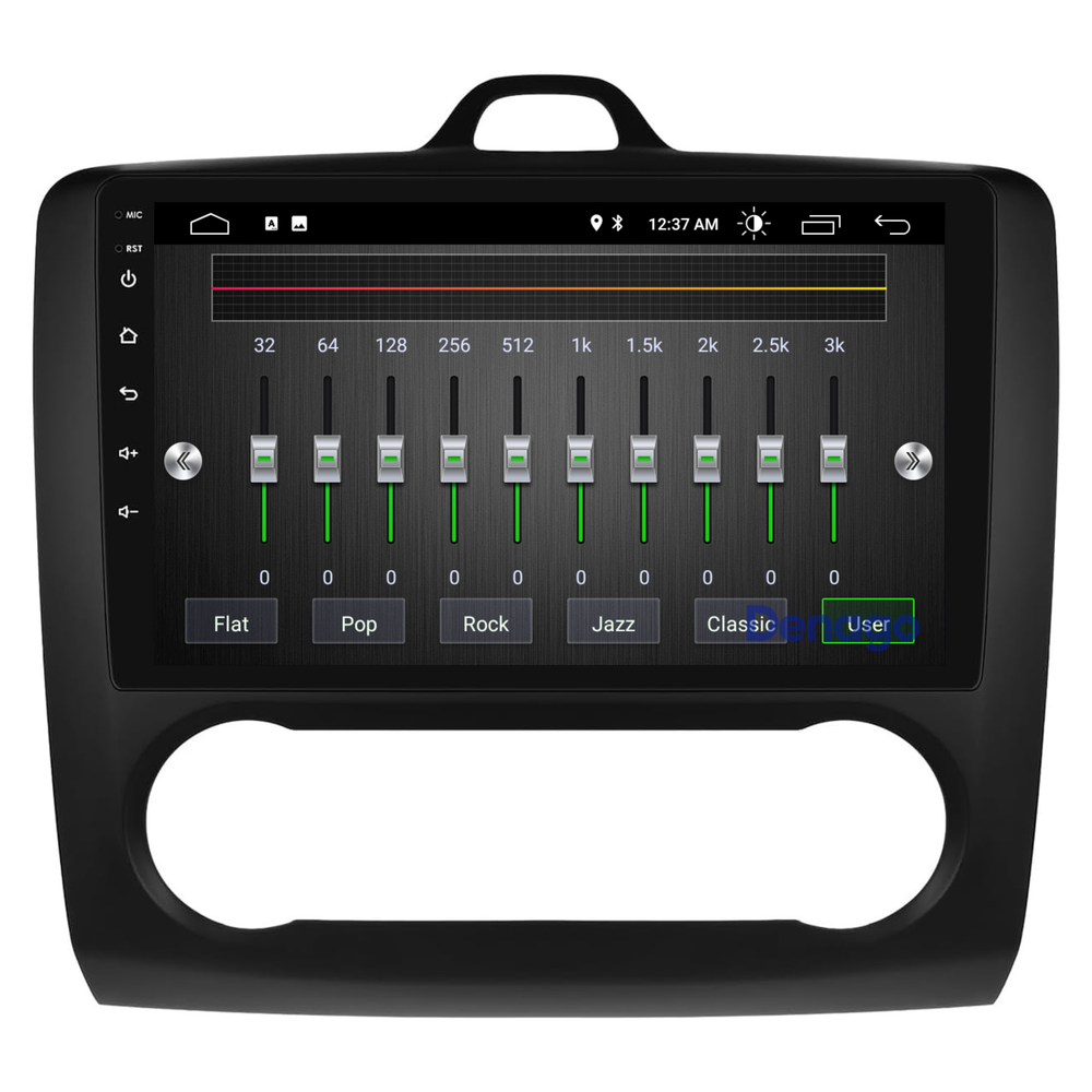Radio para coche Ford Focus CarPlay | 2004 a 2011 | Denago DNG-A283 | 9 pulgadas | Androide 13 | CarPlay inalámbrico y Android Auto