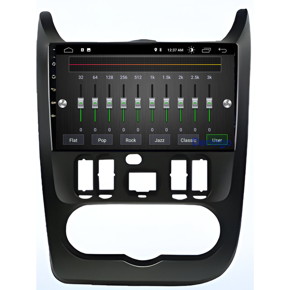Radio de coche Dacia Logan CarPlay | Denago DNG-A344 | 2010 a 2013 | Android 13 de 9 pulgadas | CarPlay inalámbrico y Android Auto
