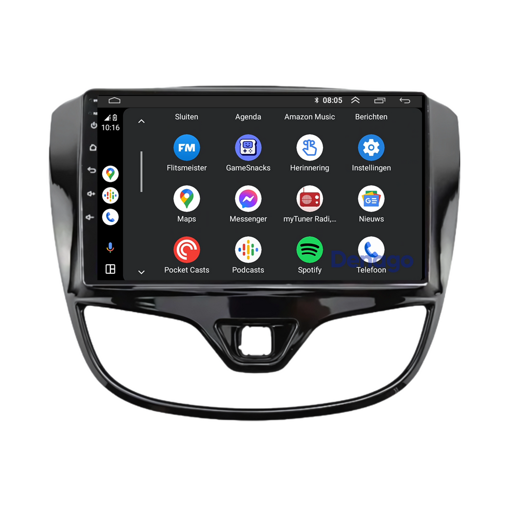 Radio para coche Opel Karl CarPlay | 2015 a 2020 | Denago DNG-A18 | 9 pulgadas | Androide 13 | CarPlay inalámbrico y Android Auto