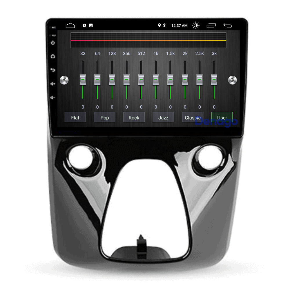 Citroën C1 CarPlay car radio | 2015 to 2021 | Denago DNG-A264 | 10 inches | Android 13 | Wireless CarPlay & Android Auto