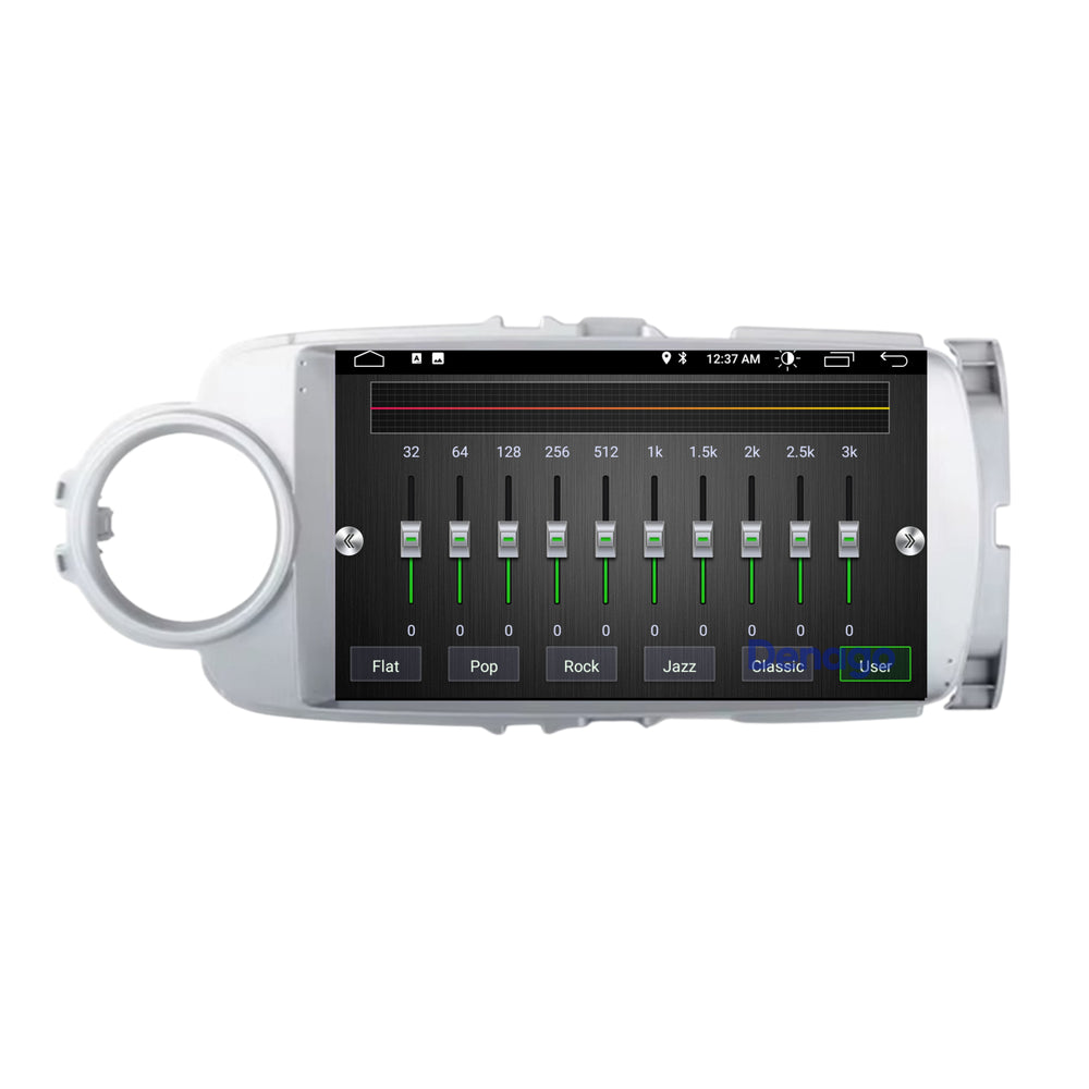 Toyota Yaris CarPlay car radio | 2011 to 2019 | Denago DNG-A286 | 9 inches | Android 13 | Silver | Wireless CarPlay & Android Auto