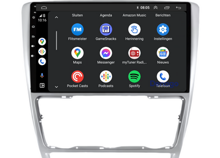 Skoda Octavia Autoradio | 2006 t/m 2013 | Android 13 & CarPlay