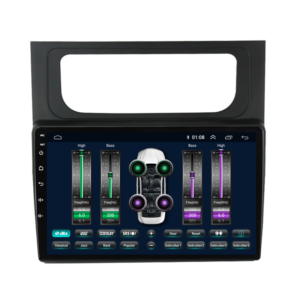 Volkswagen Touran | Radio de coche | 2010 a 2015 | Androide 13 | Carplay y Android Auto