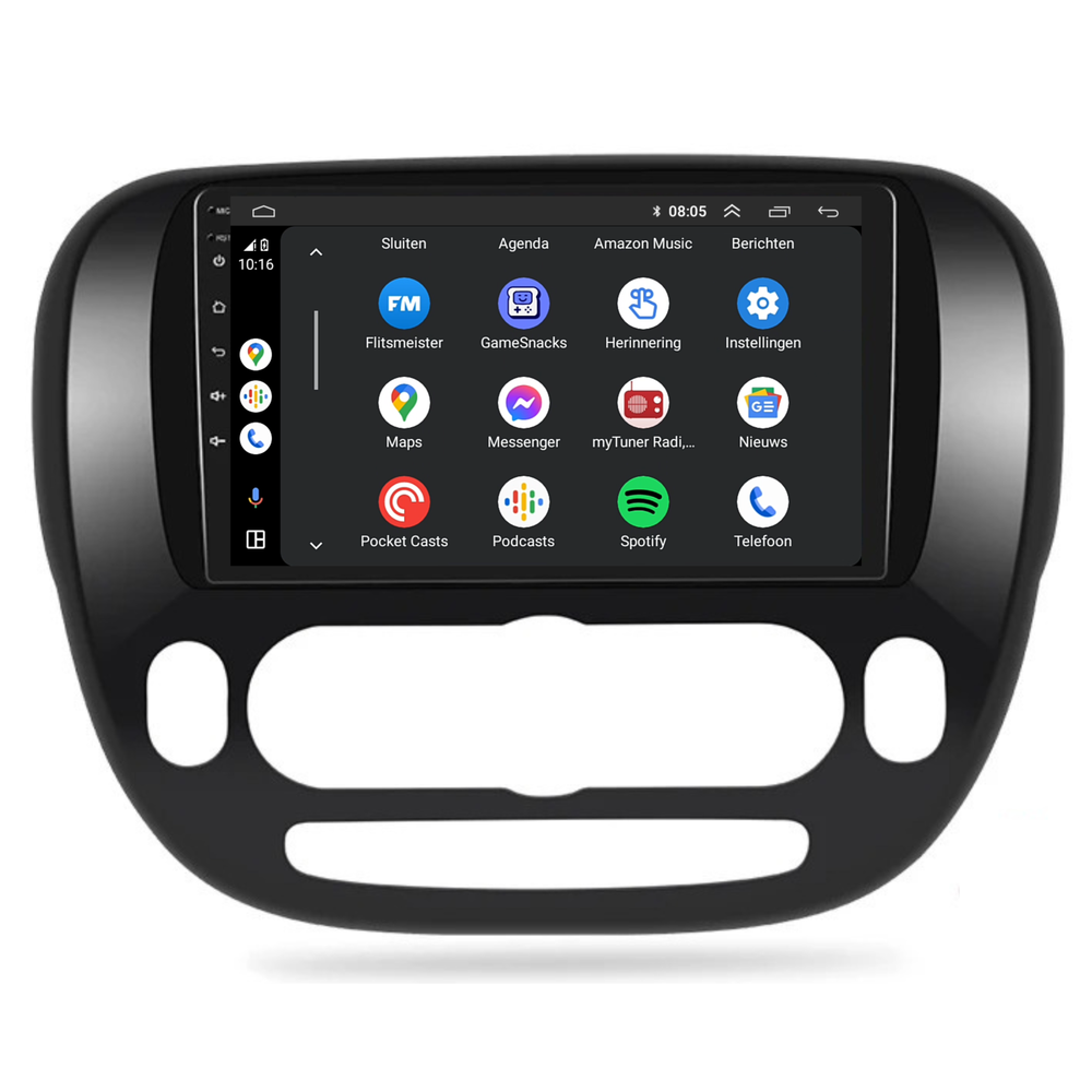 Alma Kia | Androide 13 | Radio de coche | 2014 a 2018 | Carplay y Android Auto