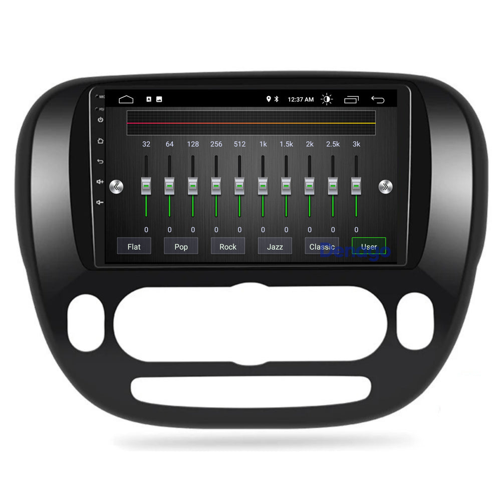 Autoradio Kia Soul compatible CarPlay | 2014 à 2018 | Denago DNG-A198 | Écran 9 pouces | Android 13 | CarPlay sans fil & Android Auto