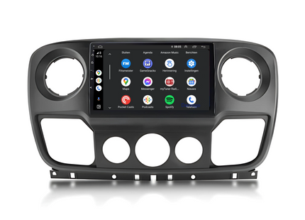 Opel Movano CarPlay autoradio | 2010 t/m 2021 | Denago DNG-A80-O | 9 inch | Android 13 | Draadloos CarPlay & Android Auto