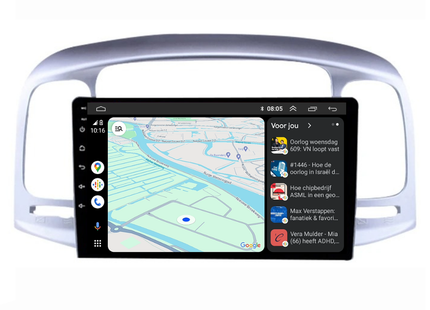 Hyundai Accent | Android 13 | Autoradio | 2007 t/m 2011 | Carplay & Android Auto