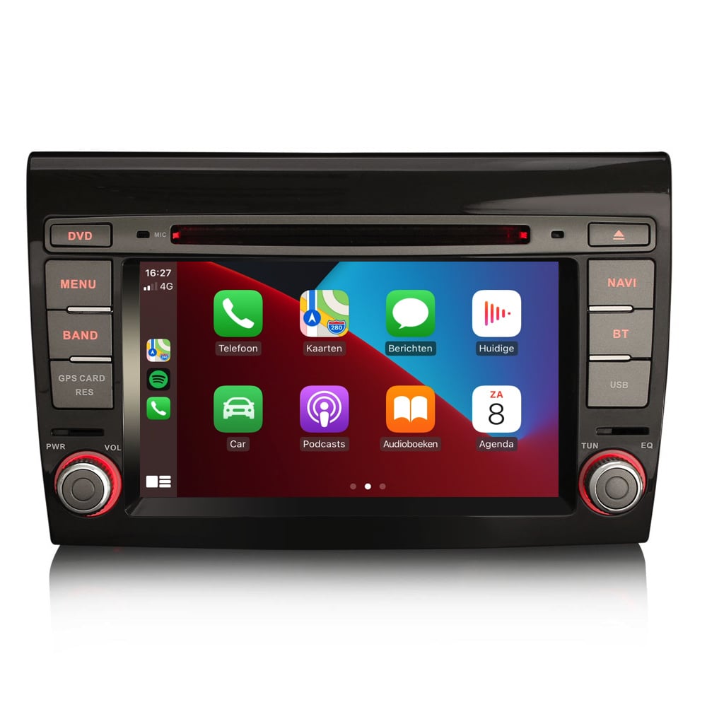 Fiat Bravo autoradio Android 13 | CarPlay | Android Auto