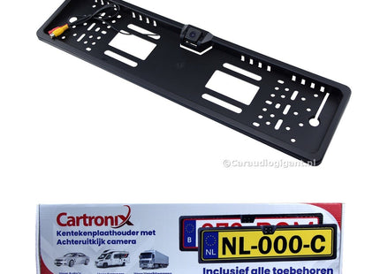 Cartronix RV-400 kentekenplaathouder met camera | Voor Auto - Camper - Vrachtwagen